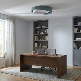 BRILAGI-LED Corp de iluminat de tavan VELVET TWIST LED/24W/230V 4000K Ø 55 cm verde/alb