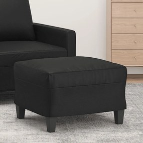 349335 vidaXL Taburet, negru, 60x50x41 cm, piele ecologică