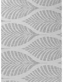 Covor pentru exterior și interior gri/fildeș rotund ø 160 cm Duet Liora – NORTHRUGS