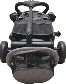 Tricicleta pliabila cu copertina Baby Care™ Folding Trike, Roti din spuma cauciucata EVA, Pedale si maner pentru parinti, Scaun reversibil cu rotire