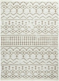 Covor 9987, 80x150 cm, forma dreptunghiulara, bumbac, bej