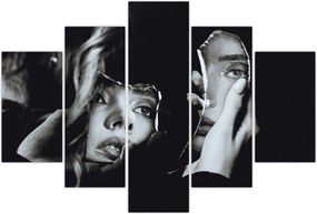 Tablou - Privind în oglindă (150x105 cm)