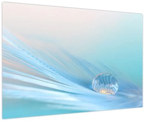 Tablou - Picătură albastră (90x60 cm)