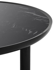 Masuta laterala K-TOP Ø 105, varianta multipla - Kartell Culoare: Black Marquina / Black