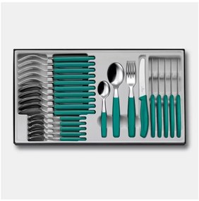 Victorinox - Set de tacâmuri SWISS CLASSIC, 24 piese, turcoaz