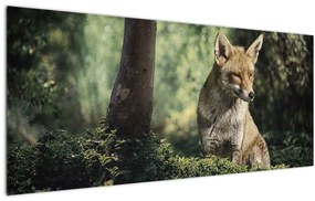 Tablou cu vulpe (120x50 cm)