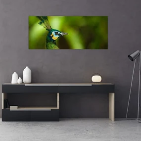 Tablou cu păun (120x50 cm), în 40 de alte dimensiuni noi
