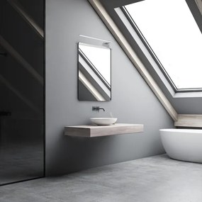 Aplica LED de perete pentru baie SHINE, 11W, 230V, 45 cm, IP44, crom lucios