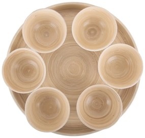 Set de servire alb din bambus ø 32 cm Puro – PT LIVING