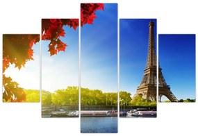 Tablou - toamna la Paris (150x105 cm)