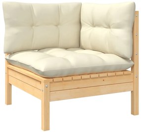 Set mobilier de gradina Culoare crem, VAZUL