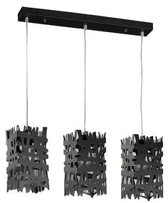 Lustră pe cablu ONLI FORESTA 3xE27/15W/230V negru