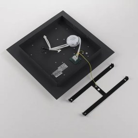 JUST LIGHT. 14439-21 - LED Plafonieră CICHIO LED/18,5W/230V + LED/9W neagră