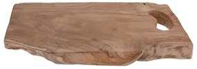 Platou din lemn de tec natur 42x26 cm