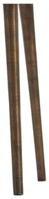 Măsuță de cafea în culoarea bronz din metal 53x64 cm Puno – Light &amp; Living