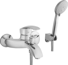 Baterie cada - dus Invena Siros crom lucios