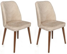 Set de scaune de sufragerie Dallas Beige, 4 buc., 4 buc