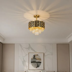 Brilagi - Lustră aplicată CRISTAL, 5 x E14, 40 W, 230 V, Ø 38 cm