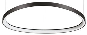 Lustra LED suspendata design circular Gemini sp d081 on-off 2700k negru