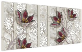 Tablou - Flori decorative (120x50 cm)
