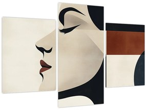 Tablou - Femeie din profil (90x60 cm)