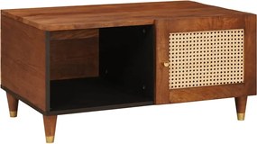 vidaXL Masă de cafea 80 x 50 x 40 cm Lemn de mango solid