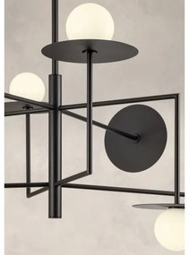 Lustră pe tijă Redo 01-2734 PLATO 6xG9/10W/230V negru