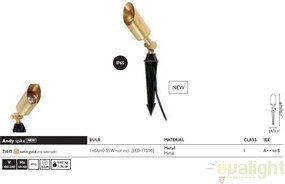 Tarus, proiector iluminat exterior IP65, ANDY 71613