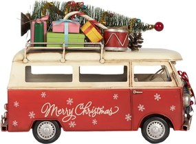 Figurina decorativă vintage din metal, 38x16x28 cm, „Holiday Camper”