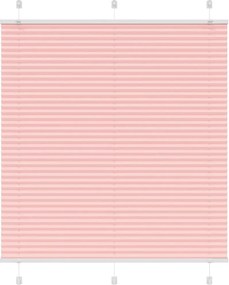 vidaXL Jaluzea plisată roz 120x150 cm Lățime țesătură 119,4 cm