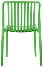 Scaun de dining verde din plastic Glee – Leitmotiv