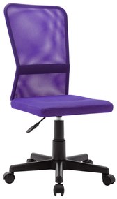 Scaun de birou, violet, 44x52x100 cm, țesătură plasă