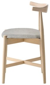 Scaun de dining bej/în culoare naturală din lemn de stejar Dora – Hammel Furniture