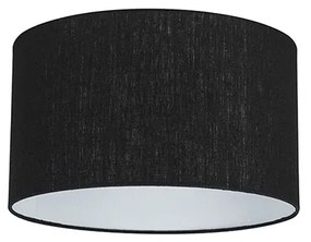 Abajur din material textil negru 35/35/20