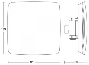 Multisenzor încastrat Steinel 084127 True Presence BT IPD alb