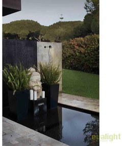 Aplica perete sau tarus exterior design modern decorativ FLOW negru 71546