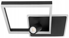 Plafonieră LED/38W/230V + 1xGU10/30W neagră