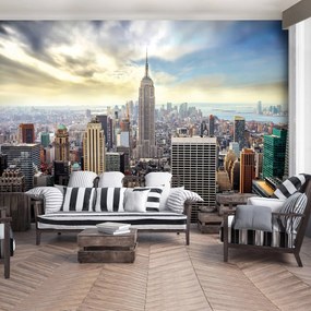Fototapet - Panoama New York-ului (254x184 cm)