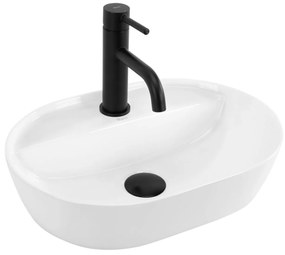 Lavoar Aura alb L42 cm