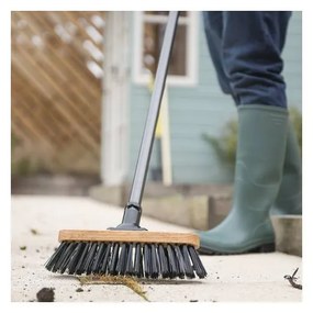 Cap pentru mătură cu fibre moi din plastic reciclat Addis Varnished, 32,5 cm