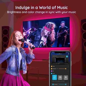 Bandă retroiluminată Govee TV 46-60" SMART LED + telecomandă