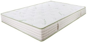 Saltea Ortopedica, Hipoalergenica, Premium Bamboo Memory Latex, 160x200 cm, Arcuri Pocket, 7 Zone de Confort