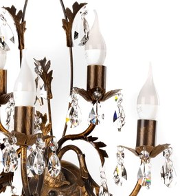 Aplică TERESA 5xE14/6W/230V bronz ONLI