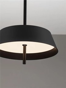 Lustra LED suspendata VELIO negru 35cm