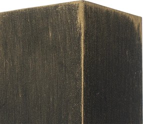 Aplică modernă auriu antic cu 2 lumini IP44 - Baleno