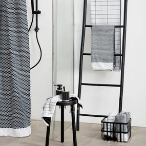 Prosop negru-alb din bumbac 70x140 cm Grid – Mette Ditmer Denmark