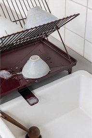 Scurgător de vase burgundy cu două nivele 42x29 cm Dry-It – Mette Ditmer Denmark