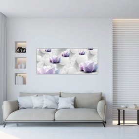 Tablou cu flori (120x50 cm)