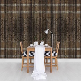 Fototapet - Textură pe scânduri din lemn (152,5x104 cm)