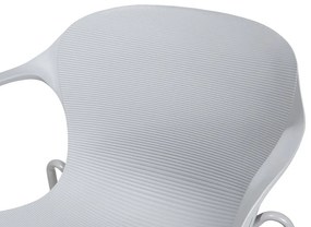 Set 2 buc. scaune pentru sufragerie Elbasan (gri deschis). 1009838